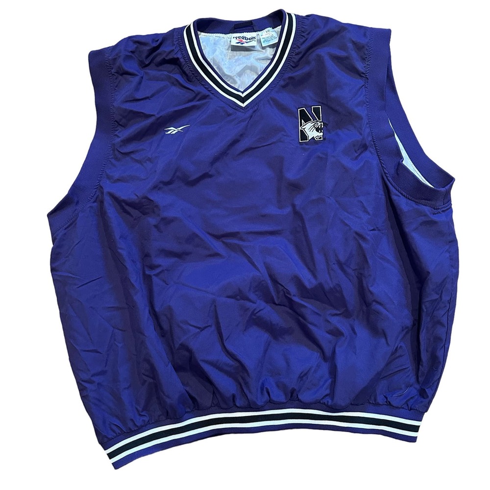 Reebok Vintage 90s Northwestern Wildcats Vest CFB